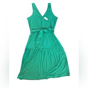 Banana Republic Size Large Kelly Green Dress NWT
